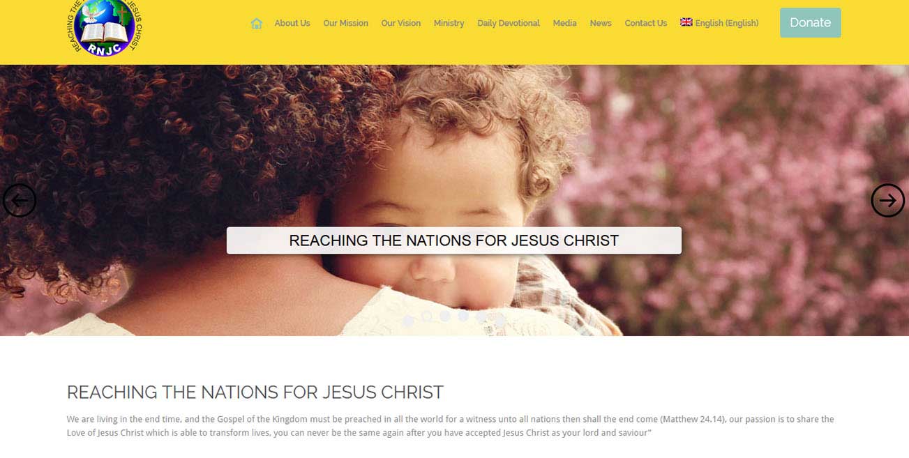 Reaching The Nation for Jesus Christ